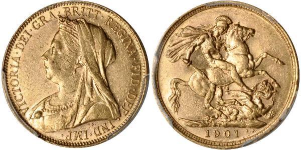 1 Sovereign Australien (1788 - 1939) Gold Victoria (1819 - 1901)