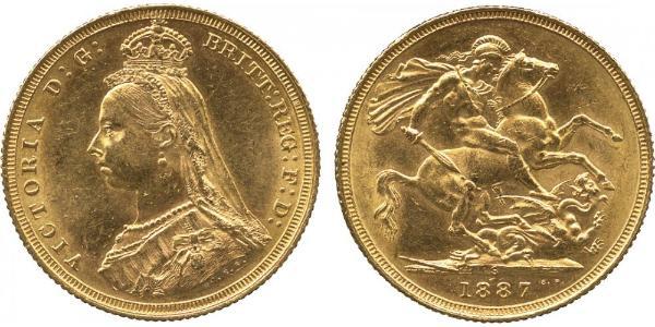 1 Sovereign Australien (1788 - 1939) Gold Victoria (1819 - 1901)