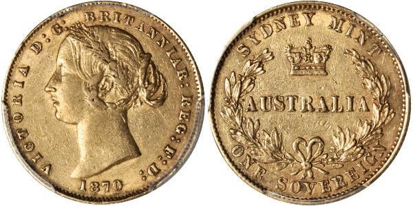1 Sovereign Australien (1788 - 1939) Gold Victoria (1819 - 1901)