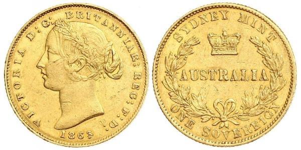 1 Sovereign Australien (1788 - 1939) Gold Victoria (1819 - 1901)