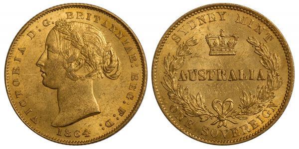 1 Sovereign Australien (1788 - 1939) Gold Victoria (1819 - 1901)