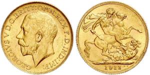 1 Sovereign Canada Gold George V of the United Kingdom (1865-1936)