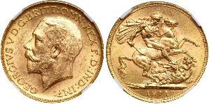 1 Sovereign Canada Gold George V of the United Kingdom (1865-1936)