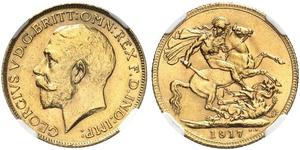 1 Sovereign Canada Gold George V of the United Kingdom (1865-1936)