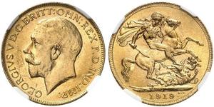 1 Sovereign Canada Gold George V of the United Kingdom (1865-1936)