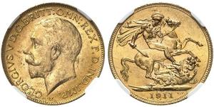 1 Sovereign Canada Gold George V of the United Kingdom (1865-1936)