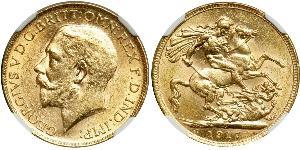 1 Sovereign Canada Gold George V of the United Kingdom (1865-1936)