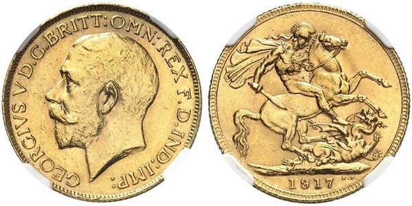 1 Sovereign Canada Gold George V of the United Kingdom (1865-1936)