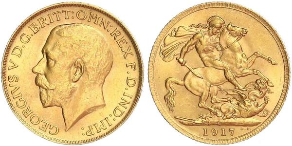 1 Sovereign Canada Gold George V of the United Kingdom (1865-1936)