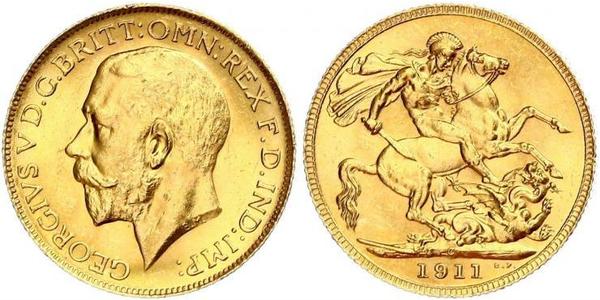 1 Sovereign Canada Gold George V of the United Kingdom (1865-1936)