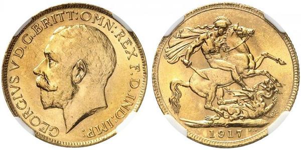 1 Sovereign Canada Gold George V of the United Kingdom (1865-1936)