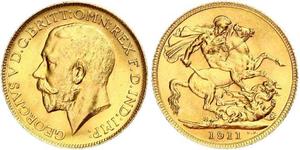 1 Sovereign Kanada Gold George V (1865-1936)