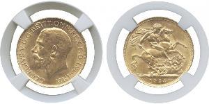 1 Sovereign South Africa Gold George V of the United Kingdom (1865-1936)