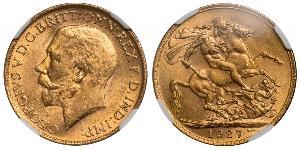 1 Sovereign South Africa Gold George V of the United Kingdom (1865-1936)