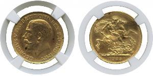 1 Sovereign South Africa Gold George V of the United Kingdom (1865-1936)