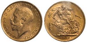 1 Sovereign South Africa Gold George V of the United Kingdom (1865-1936)