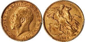 1 Sovereign South Africa Gold George V of the United Kingdom (1865-1936)