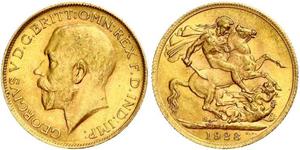 1 Sovereign Südafrika Gold George V (1865-1936)