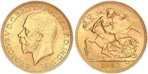 1 Sovereign Südafrika Gold George V (1865-1936)