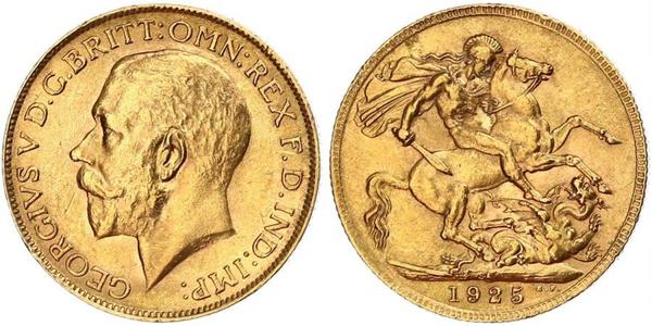 1 Sovereign Südafrika Gold George V (1865-1936)