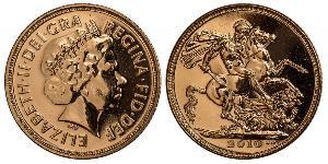 1 Sovereign United Kingdom Gold Elizabeth II (1926-2022)