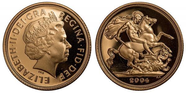 1 Sovereign United Kingdom Gold Elizabeth II (1926-2022)