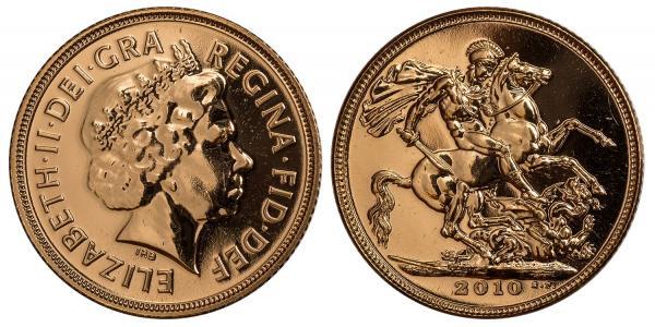 1 Sovereign United Kingdom Gold Elizabeth II (1926-2022)