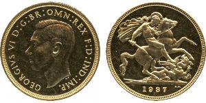 1 Sovereign United Kingdom (1922-) Gold George VI (1895-1952)