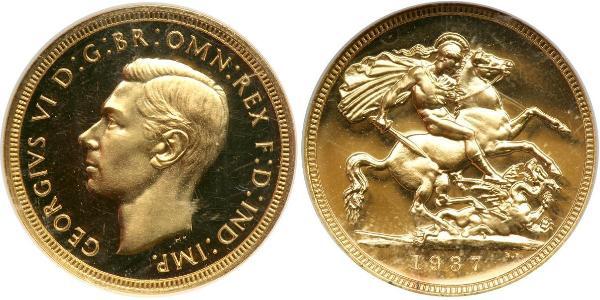 1 Sovereign United Kingdom (1922-) Gold George VI (1895-1952)