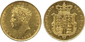 1 Sovereign United Kingdom of Great Britain and Ireland (1801-1922) Gold George IV (1762-1830)