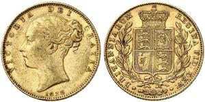 1 Sovereign United Kingdom of Great Britain and Ireland (1801-1922) Gold Victoria (1819 - 1901)