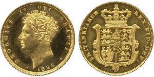 1 Sovereign United Kingdom of Great Britain and Ireland (1801-1922) Gold George IV (1762-1830)