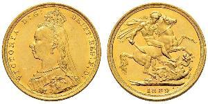 1 Sovereign United Kingdom of Great Britain and Ireland (1801-1922) Gold Victoria (1819 - 1901)