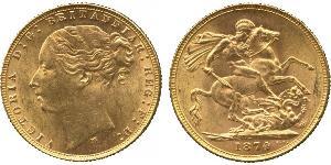 1 Sovereign United Kingdom of Great Britain and Ireland (1801-1922) Gold Victoria (1819 - 1901)