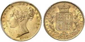 1 Sovereign United Kingdom of Great Britain and Ireland (1801-1922) Gold Victoria (1819 - 1901)