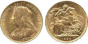 1 Sovereign United Kingdom of Great Britain and Ireland (1801-1922) Gold Victoria (1819 - 1901)