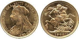 1 Sovereign United Kingdom of Great Britain and Ireland (1801-1922) Gold Victoria (1819 - 1901)