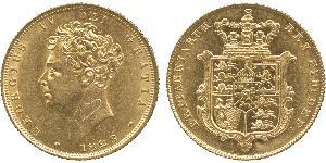 1 Sovereign United Kingdom of Great Britain and Ireland (1801-1922) Gold George IV (1762-1830)