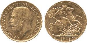 1 Sovereign United Kingdom of Great Britain and Ireland (1801-1922) Gold George V of the United Kingdom (1865-1936)