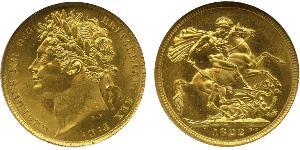 1 Sovereign United Kingdom of Great Britain and Ireland (1801-1922) Gold George IV (1762-1830)