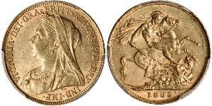 1 Sovereign United Kingdom of Great Britain and Ireland (1801-1922) Gold Victoria (1819 - 1901)