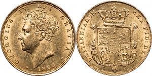 1 Sovereign United Kingdom of Great Britain and Ireland (1801-1922) Gold George IV (1762-1830)