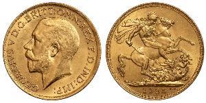 1 Sovereign United Kingdom of Great Britain and Ireland (1801-1922) Gold George V of the United Kingdom (1865-1936)