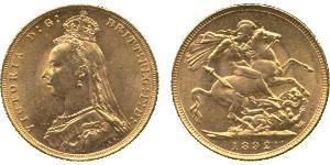 1 Sovereign United Kingdom of Great Britain and Ireland (1801-1922) Gold Victoria (1819 - 1901)