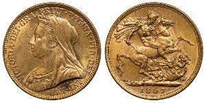 1 Sovereign United Kingdom of Great Britain and Ireland (1801-1922) Gold Victoria (1819 - 1901)