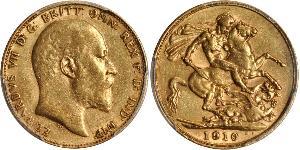 1 Sovereign United Kingdom of Great Britain and Ireland (1801-1922) Gold Edward VII (1841-1910)