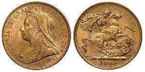 1 Sovereign United Kingdom of Great Britain and Ireland (1801-1922) Gold Victoria (1819 - 1901)