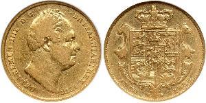 1 Sovereign United Kingdom of Great Britain and Ireland (1801-1922) Gold William IV (1765-1837)