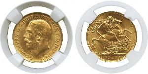 1 Sovereign United Kingdom of Great Britain and Ireland (1801-1922) Gold George V of the United Kingdom (1865-1936)