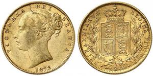 1 Sovereign United Kingdom of Great Britain and Ireland (1801-1922) Gold Victoria (1819 - 1901)